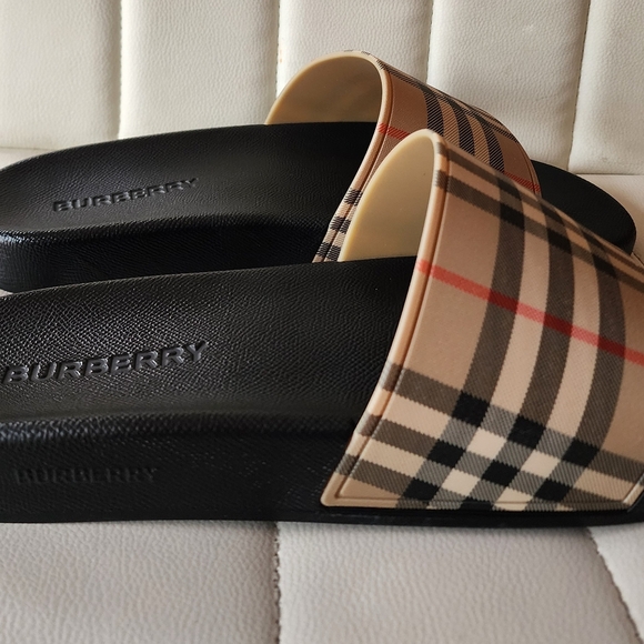 NEW AUTHENTIC MEN'S BURBERRY SANDALS SIZE 10 - Picture 12 of 16